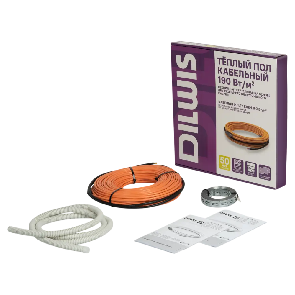Нагревательный кабель для теплого пола DILWIS 5 м2 950 Вт STLM-2033529 - Вид №1
