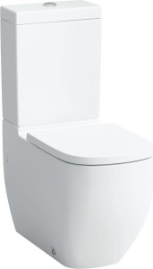 H8248010000001 Напольный унитаз-компакт, безободковый смыв Rimless, выпуск горизонтальный/вертикальный LAUFEN PRO