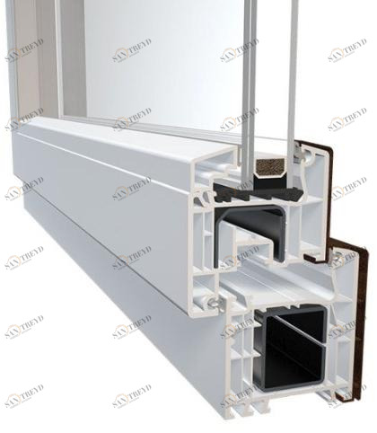 Diquigiovanni Окна из алюминия и ПВХ с двойным остеклением Dqg 70 sun-id-1487073