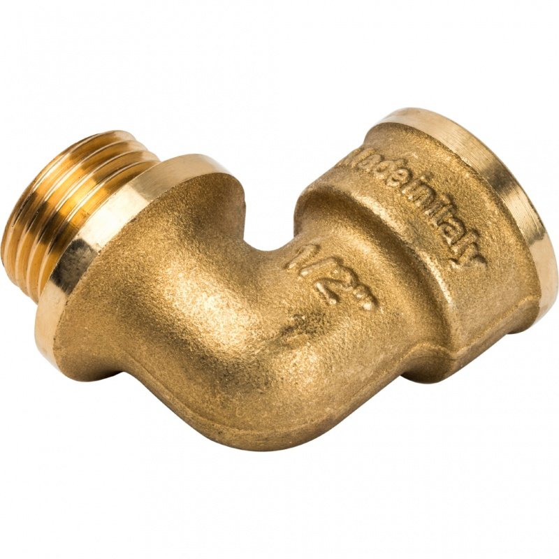 Угольник ВН с упором 1/2" латунь STOUT SFT0015000012 - Вид №2