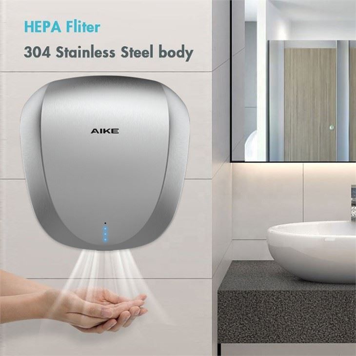 Сушилка для рук из нержавеющей стали AIKE AK2901_578  - Вид №3