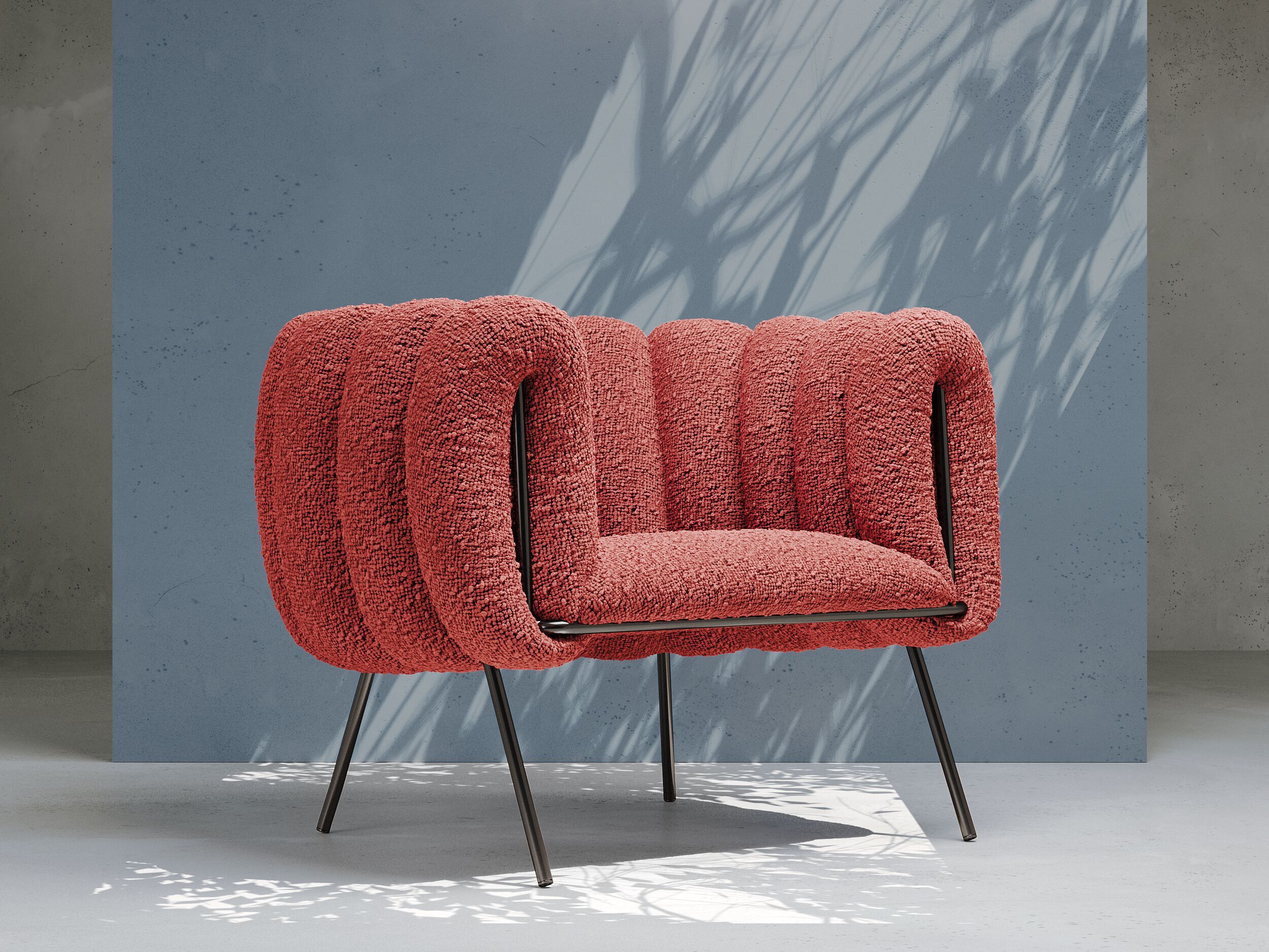 Тканевое кресло с подлокотниками DIZA HARBUZ ARCH-00098111 - Вид №1