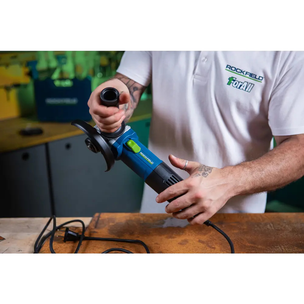 Угловая шлифмашина Rockfield RF90AG 900Вт для мастерской 89366515 STLM-0841867 - Вид №13