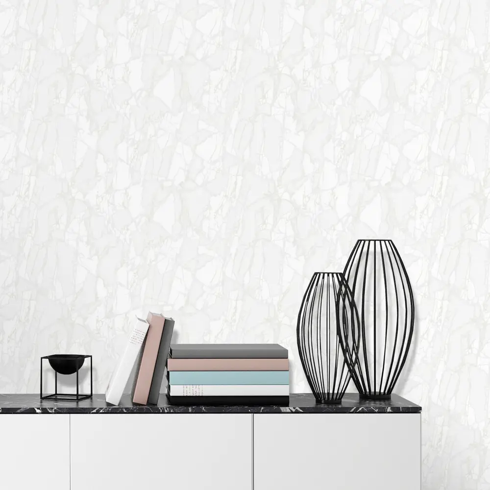 Erismann Laure - флизелиновые обои белые для стильного интерьера 89360099 Lava STLM-1535284 - Вид №3