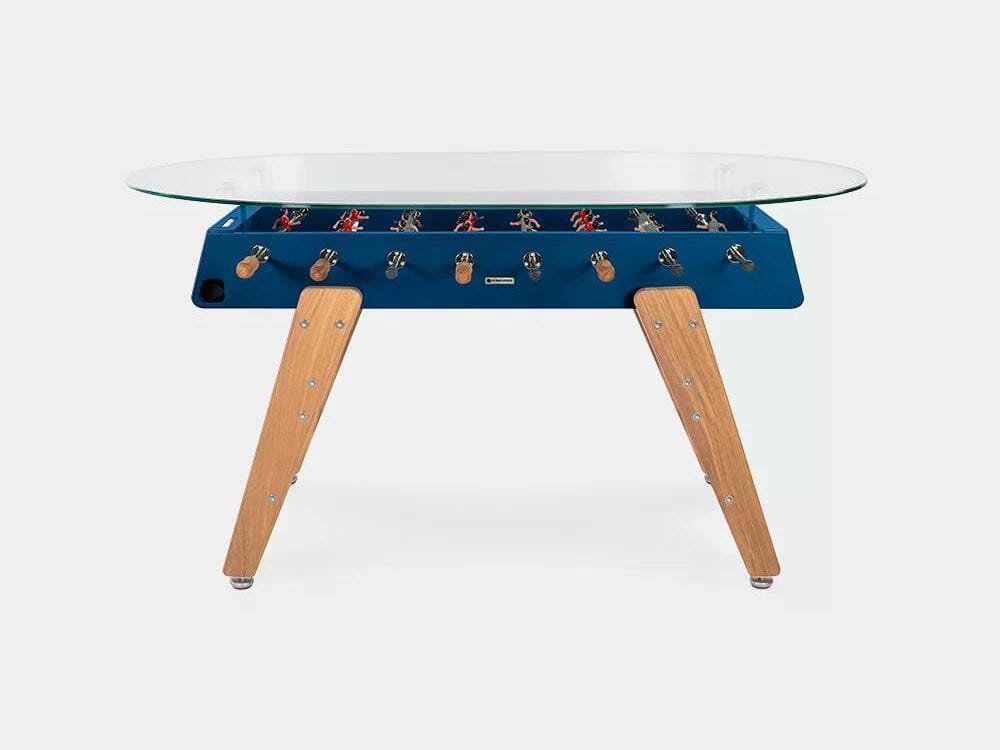 Овальный обеденный стол из стали и ироко со стеклянной столешницей RS Barcelona RS3 WOOD ARCH-00034979 - Вид №16