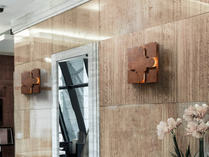 Металлический светодиодный настенный светильник