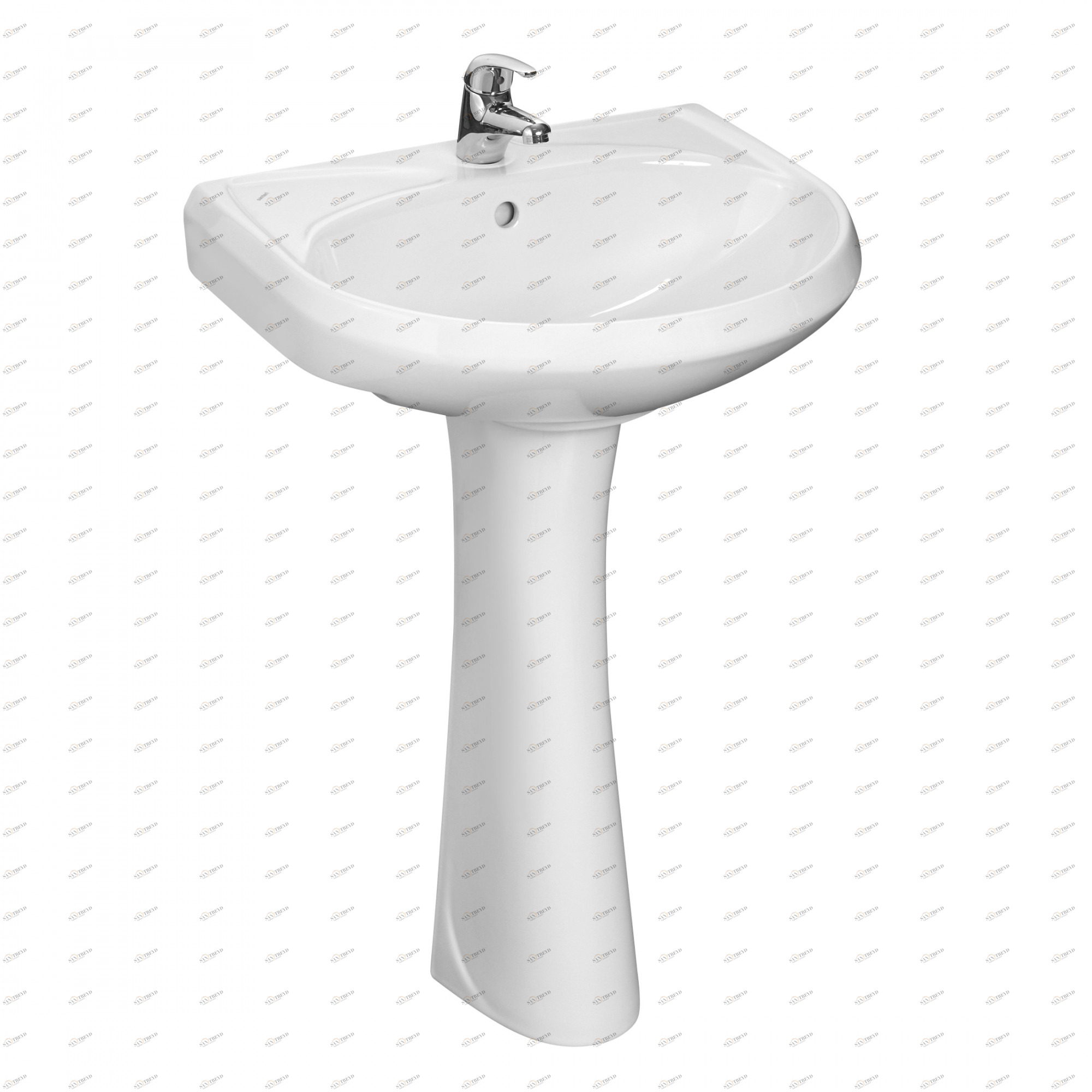 1.3111.5.S00.11B.0 Пьедестал для раковины прямоугольная SANTERI 