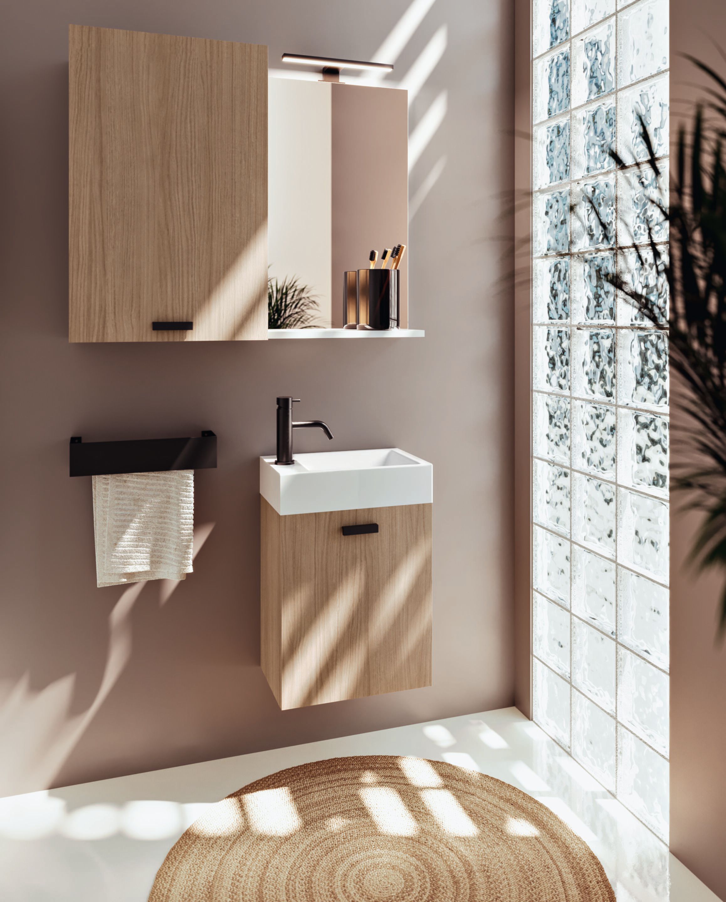 Керамическая прямоугольная ручная мойка COLAVENE мини-умывальники ARCH-00063375 - Вид №6