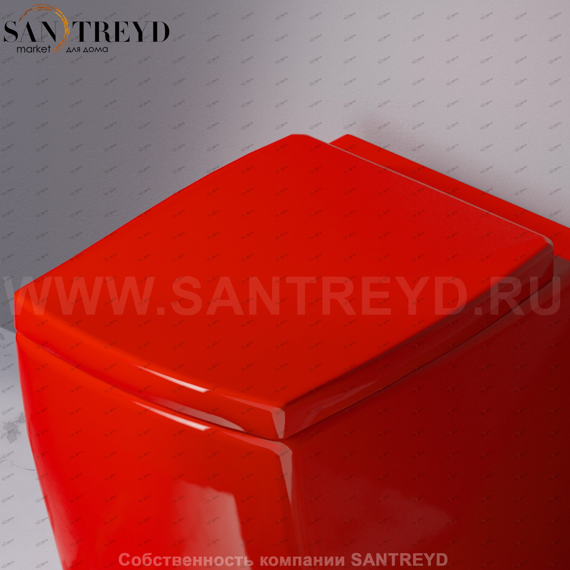 C521.125 Крышка сиденье для унитаза A. e T. Italia SQUARE AeT ITALIA