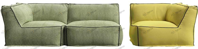 Atmosphera Модульный садовый диван со съемным чехлом из технической ткани Soft sun-id-1478378