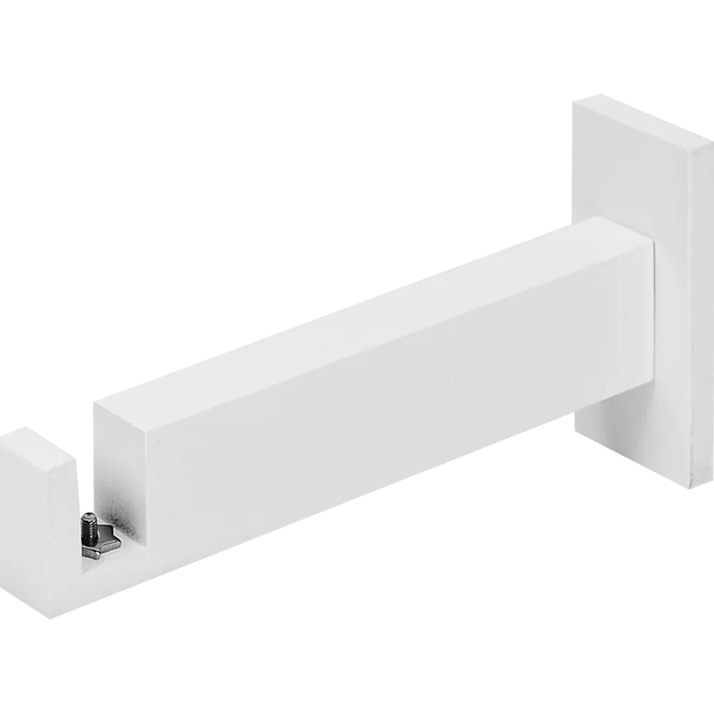 Держатель однорядный Хайтек алюминий цвет белый 14.65 см ARTTEX STLM-2193217