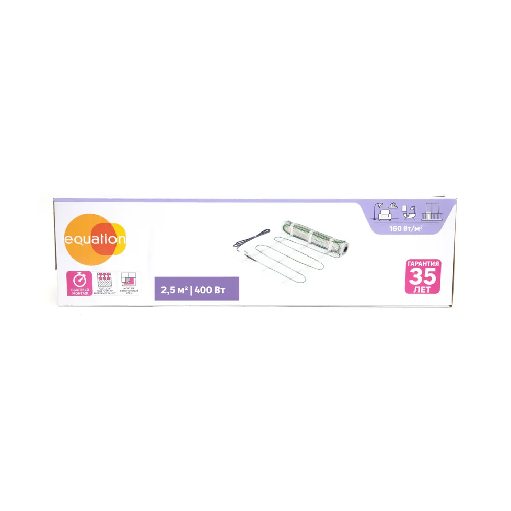 Equation: Нагревательный мат для тонкого теплого пола 2.5 м² 89345966 STLM-0941159 - Вид №3