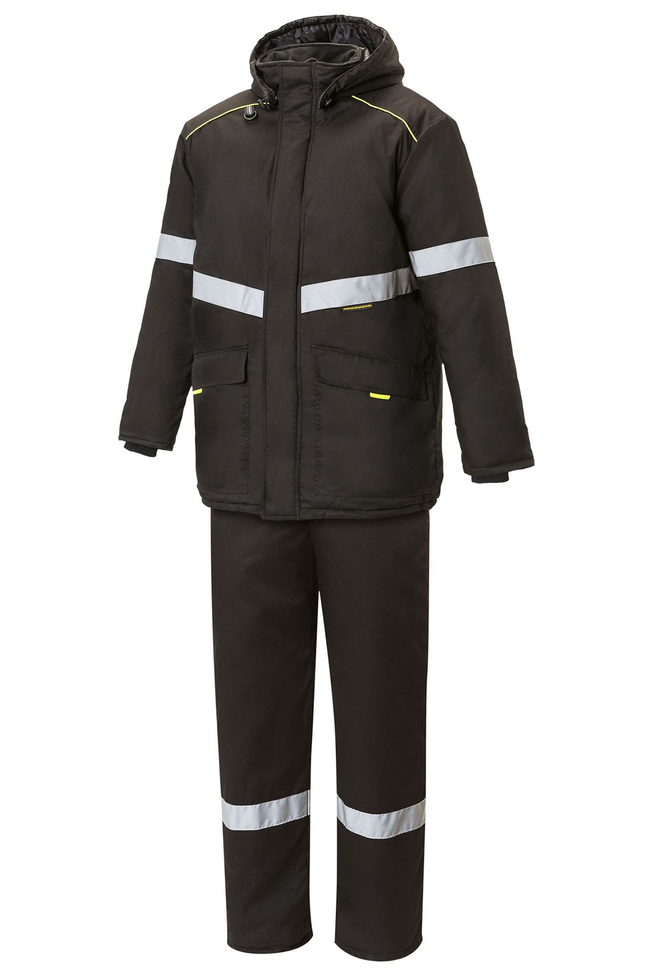 5038060 Костюм СОЮЗСПЕЦ утепленный черный  Зимняя спецодежда  размер 44-46/158-164 