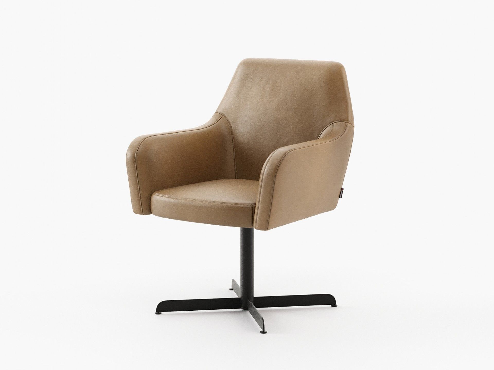 Кожаный спиц поворотный стул Laskasas ROBSON ARCH-00116196