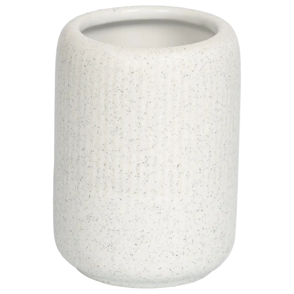 Стакан для зубных щеток Swensa Noble — керамический аксессуар для ванной в бежевом цвете 89380240 STLM-1500115