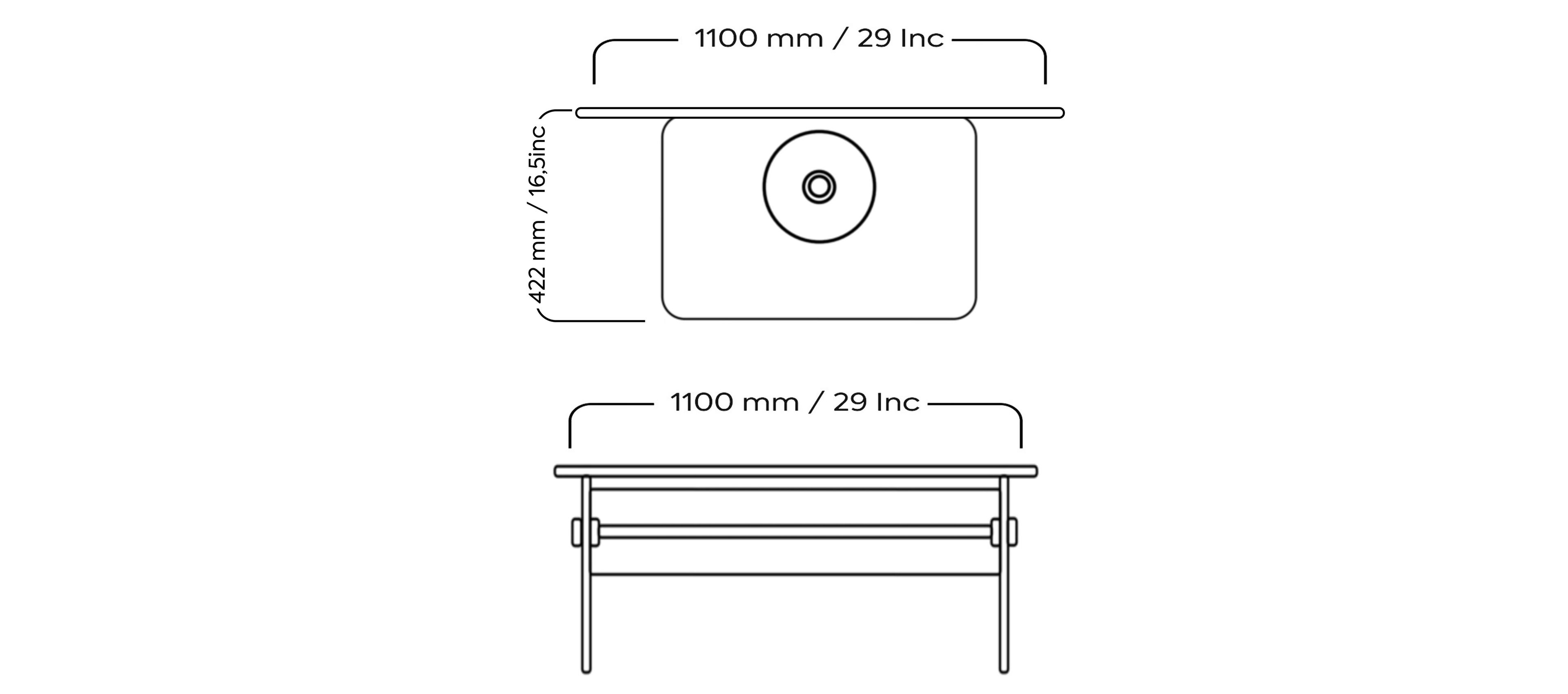 Квадратный стол из ПММА и стекла KUUMO COFFEE TABLE XL MW BEIGE ARCH-00075694 - Вид №3