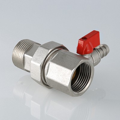 VT.537.N.06 Сгон-отсекатель с дренажным краном Valtec 1"  - Вид №7