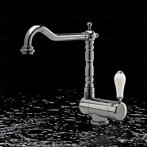 Смеситель однорычажный 7MAOSF01 Geda Nextage Antico с подвижным поворотным изливом