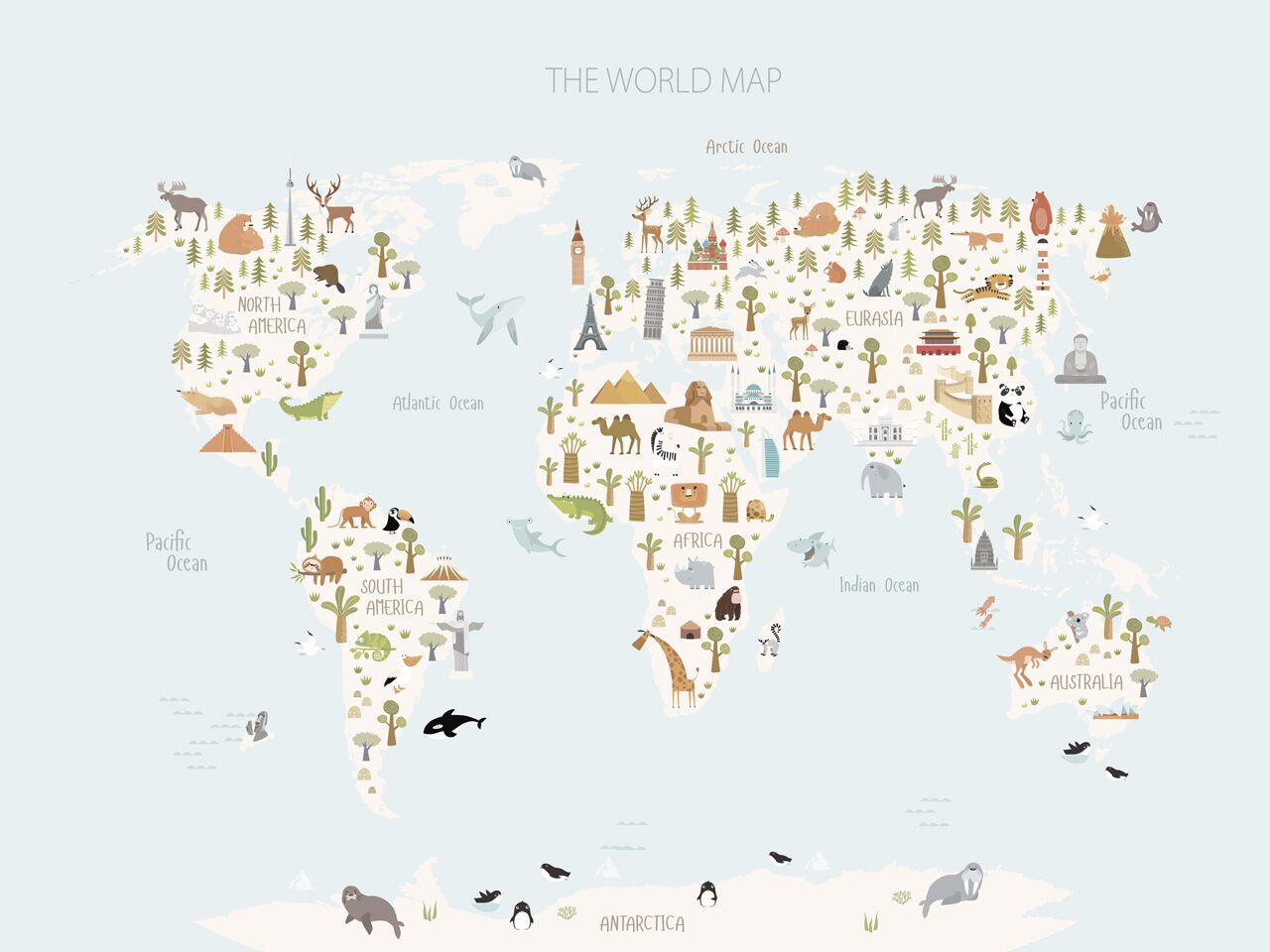 Панорамные обои для детей Rimura 2025 ARCH-00141208 - Вид №1