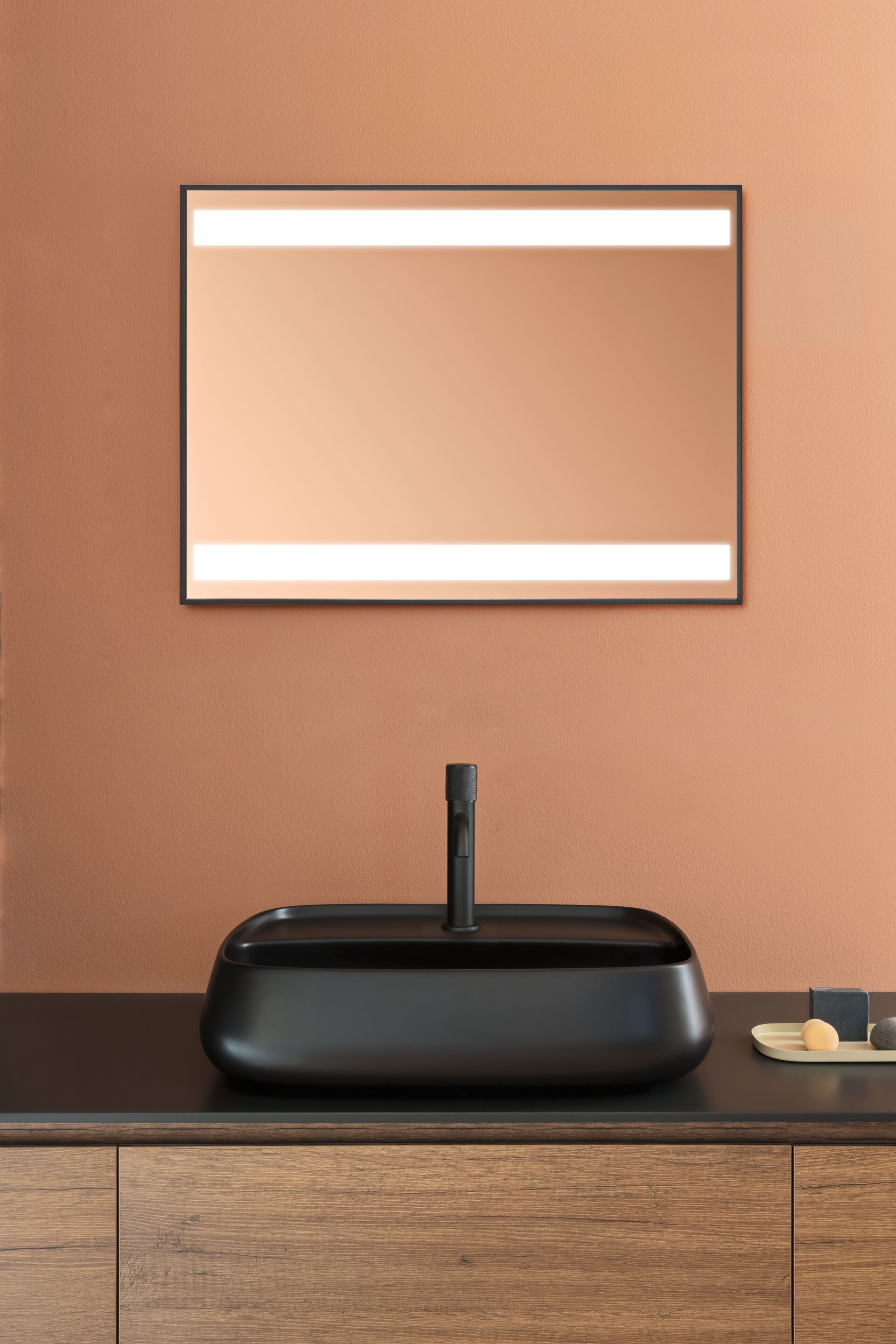 Подвесной умывальник из термо текстурированного и лакированного металла ARBLU Dress System ARCH-00139601 - Вид №4