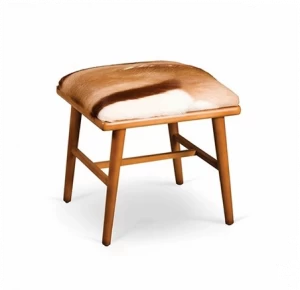 Mambo Unlimited Ideas Низкий табурет, обитый кожей Nano