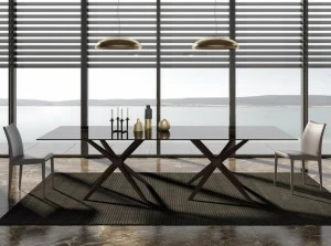 JESSE Прямоугольный стеклянный стол Stern