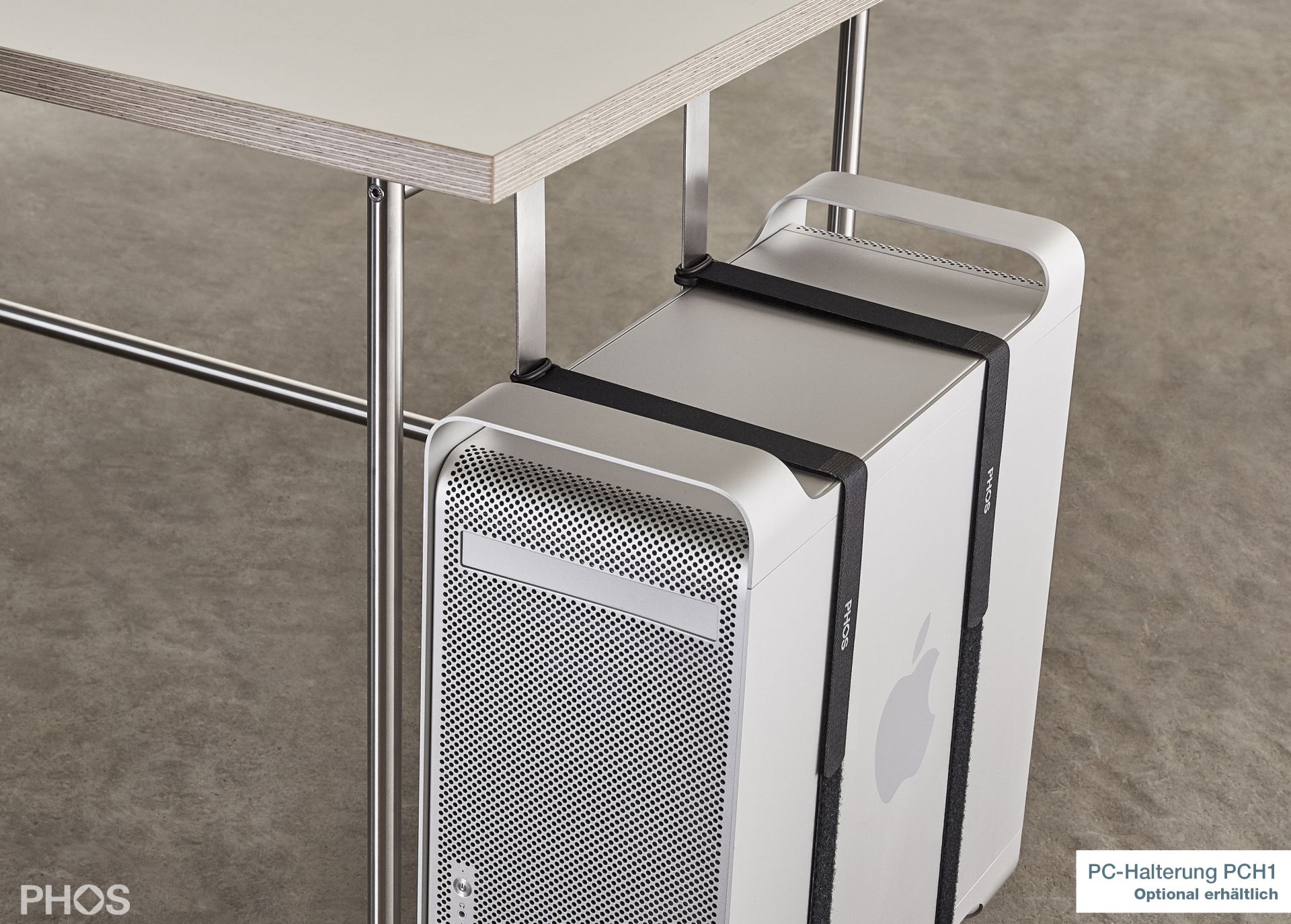 KATI-S1-200x90-MW Карлсруэ стол - письменный стол - белый - 200 х 90 х 75 см. PHOS  - Вид №8