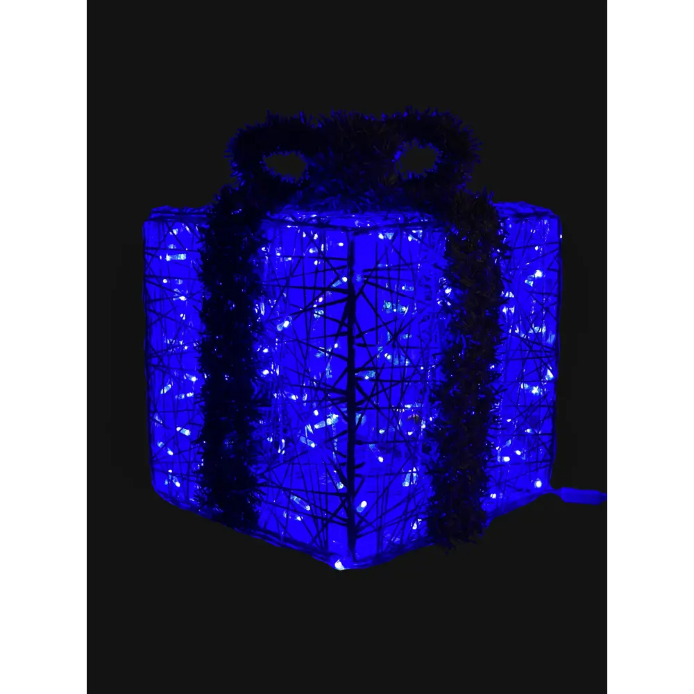 Электрическая светящиеся фигура Подарок 300 LED 150x150x150 см теплый белый свет 86164004 STLM-2016422 AJURIO  - Вид №17