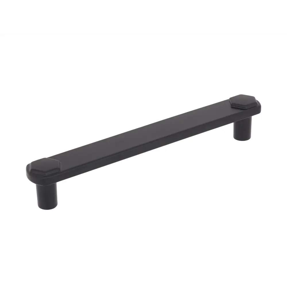 86899825 Ручка-скоба мебельная Kooning ЦАМ 128 мм цвет матовый черный STLM-1011742 PALLADIUM 