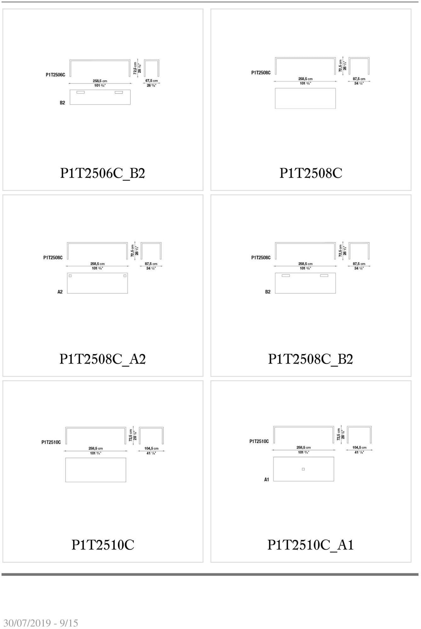 B&B Italia Project Прямоугольный письменный стол из стекла Progetto 1 sun-id-1450838 - Вид №8