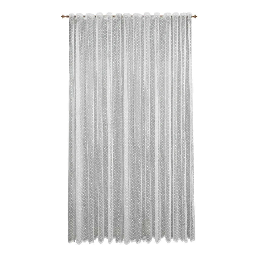 Тюль на ленте Парма 250x260 см цвет белый MIAMOZA STLM-2093772