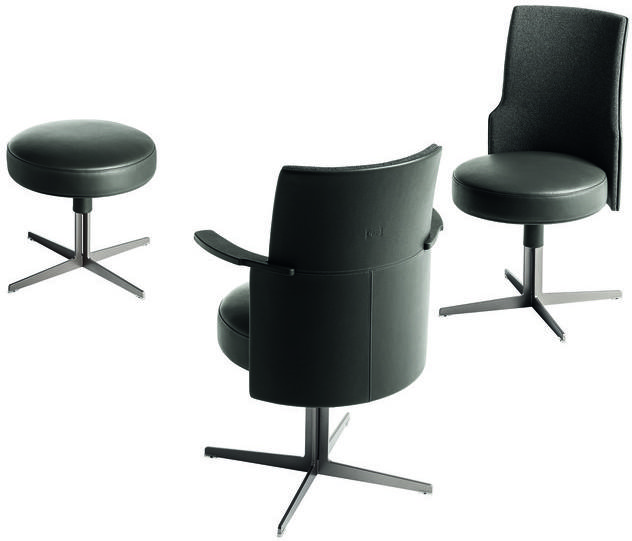 Poltrona Frau Круглый кожаный пуф La collezione - divani e poltrone sun-id-1496386 - Вид №3