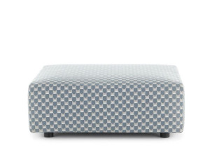 Ткань съемный квадратный садовый пуфик