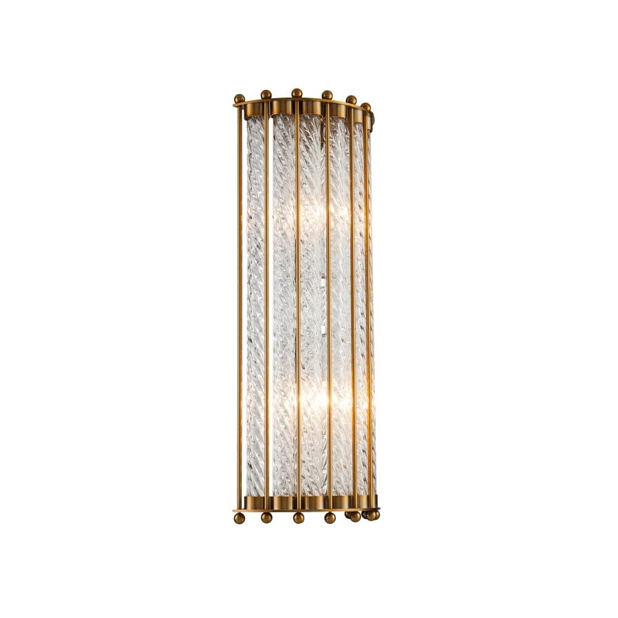 Светильник настенный золотистый Tiziano Brass KG0907W-2 brass DELIGHT COLLECTION  00-3882866 Золото  - Вид №1