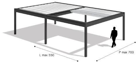 PRATIC F.lli ORIOLI Самонесущая пергола из алюминия Pergole sun-id-1501693 - Вид №3