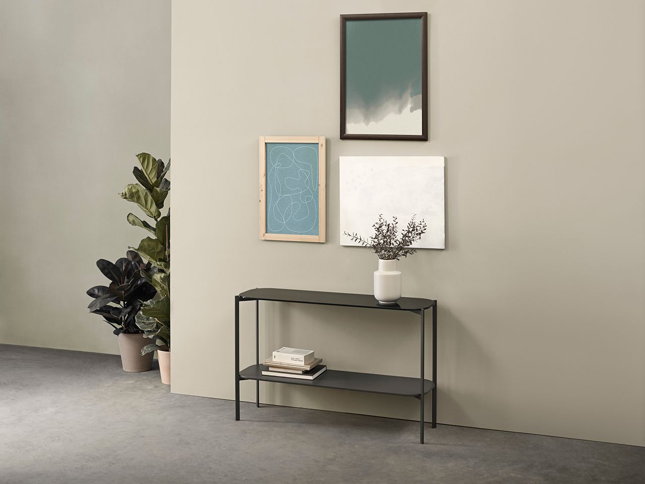 Деревянная прямоугольная консоль с полками Kendo Mobiliario ARCH-00147726 - Вид №3