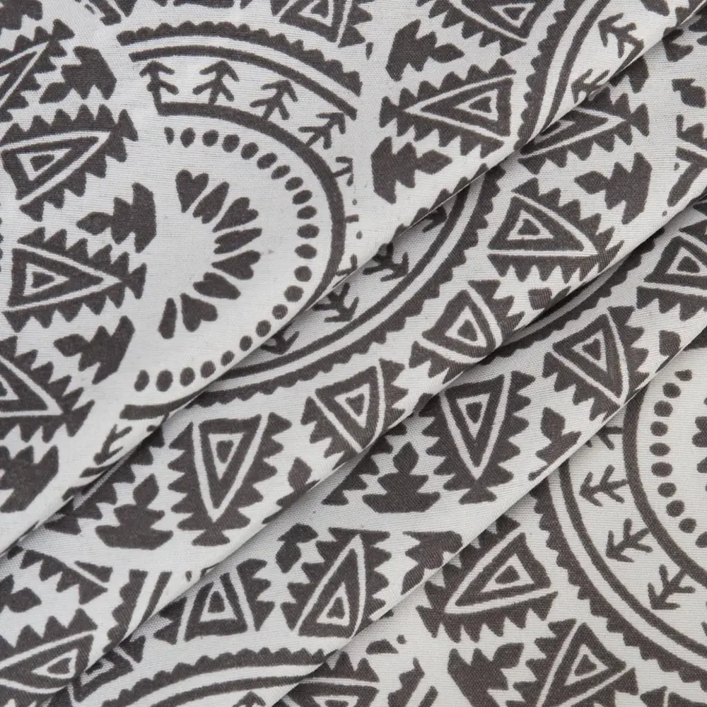 Комплект постельного белья Eclair Мульти евро полисатин дымчато-серый STLM-2118926 - Вид №3