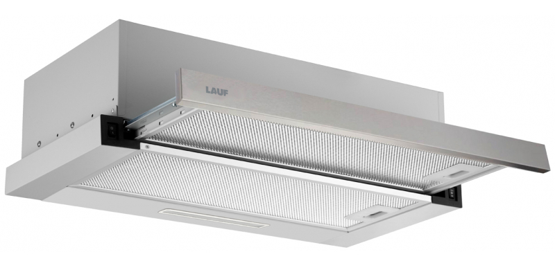 9185531 Вытяжка телескопическая LAUF LUNA 500 серебристый/серебристый STDN-0150833