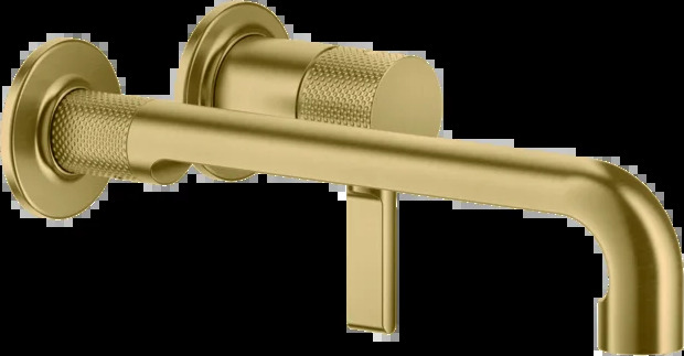 Смеситель для умывальника 58089 716 Gessi Inciso PVD С ЗОЛОТОЙ ЩЕТКОЙ