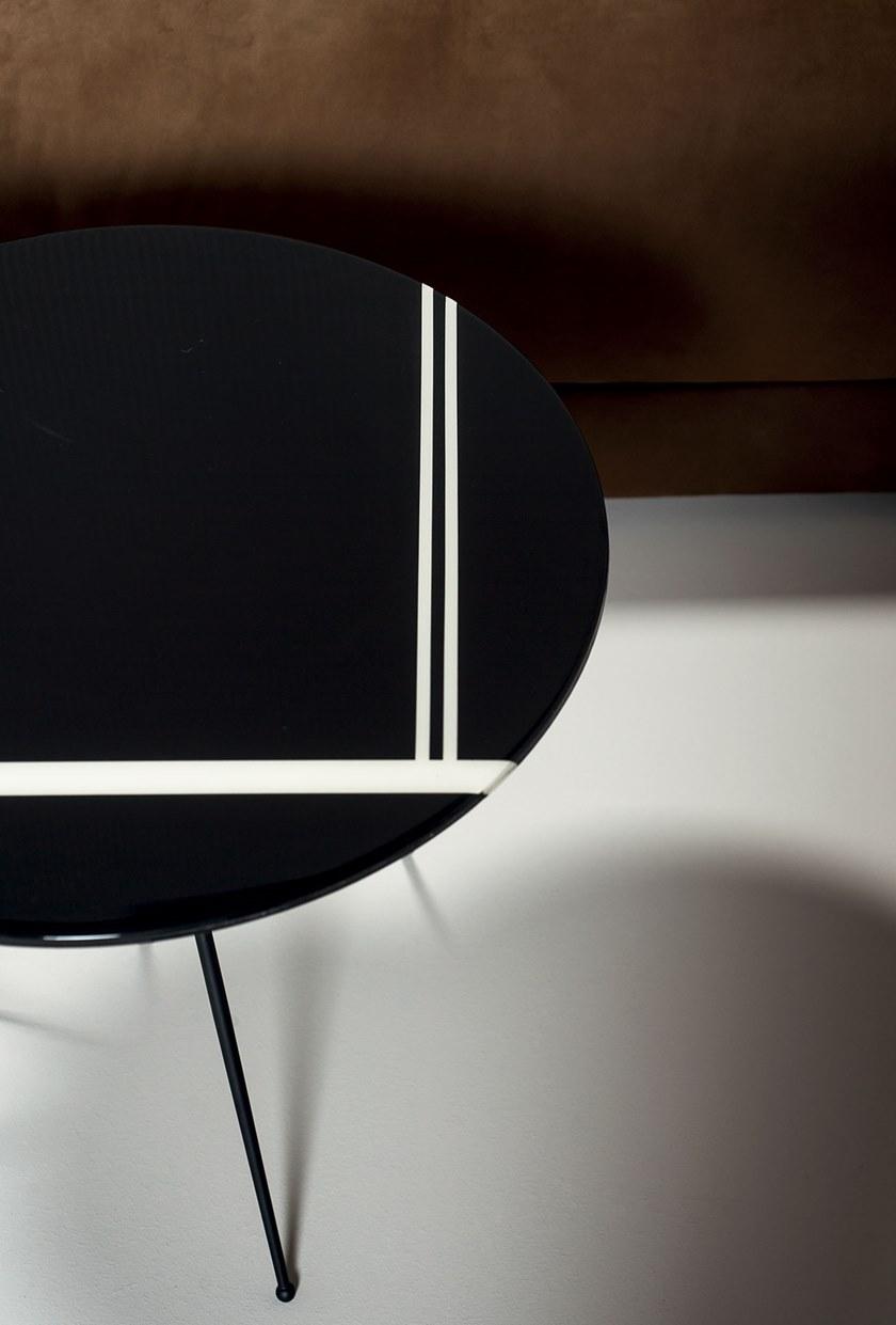 BAXTER Круглый лакированный журнальный столик Liquid sun-id-1510326 - Вид №12