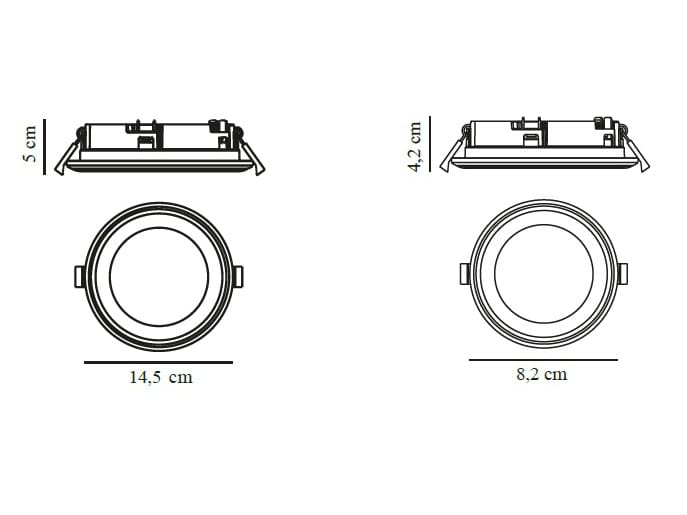 Утопленный Dimmable прожектор Nordlux ELKTON ARCH-00088736 - Вид №2
