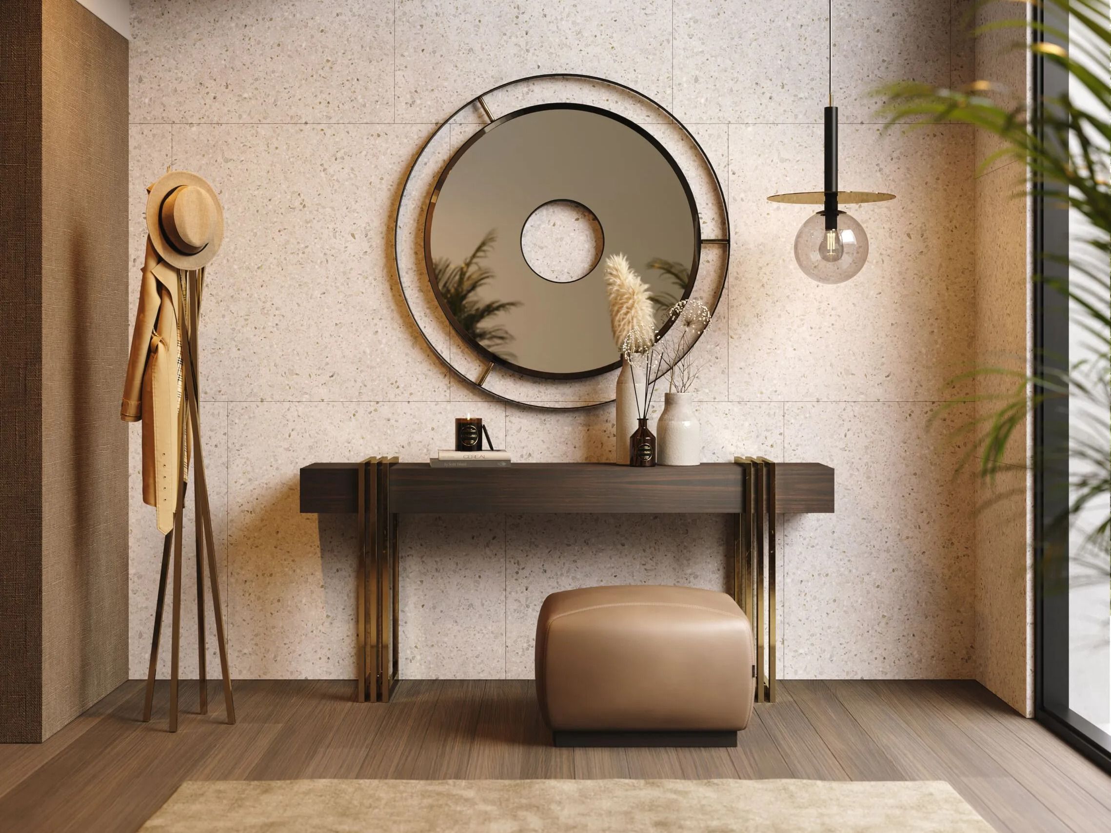 Кожаный квадратный пуф Laskasas MIKE ARCH-00108459 - Вид №2