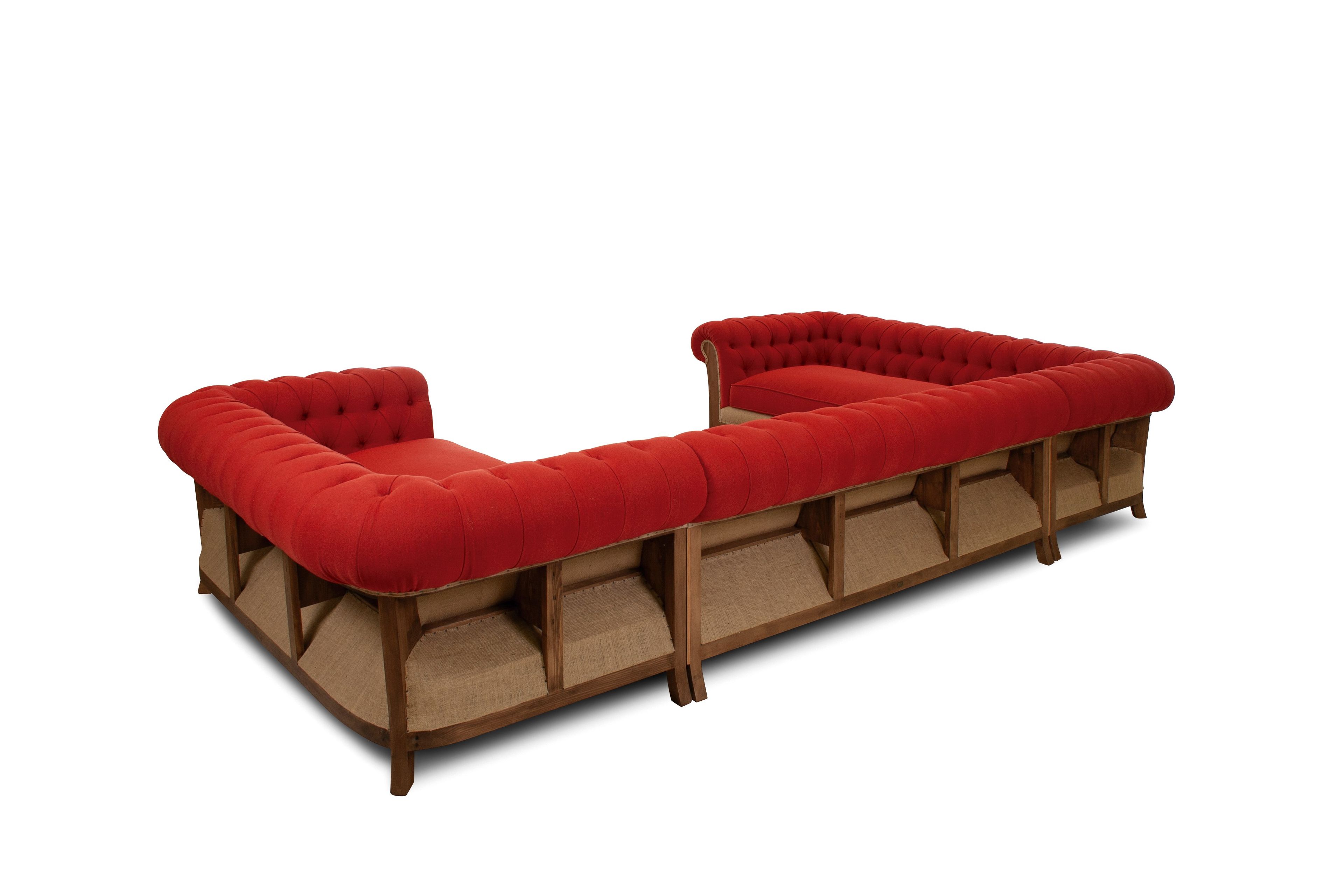 3-местный бархатный диван capitonné CREARTE COLLECTIONS Chesterfield Loor Essence ARCH-00095823 - Вид №32