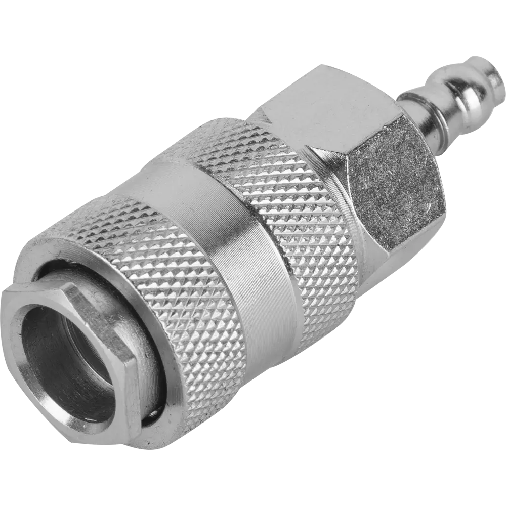 Набор переходников для компрессора Elitech штуцер и муфта рапид 2 кольца 6 - 11 мм STLM-2075386 - Вид №3