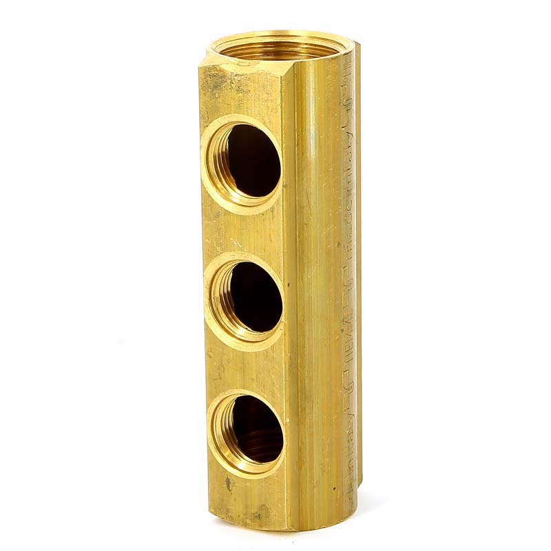 Коллектор ВВ 1" магистральный TIEMME 3 выхода 1/2"В 36мм 1970065