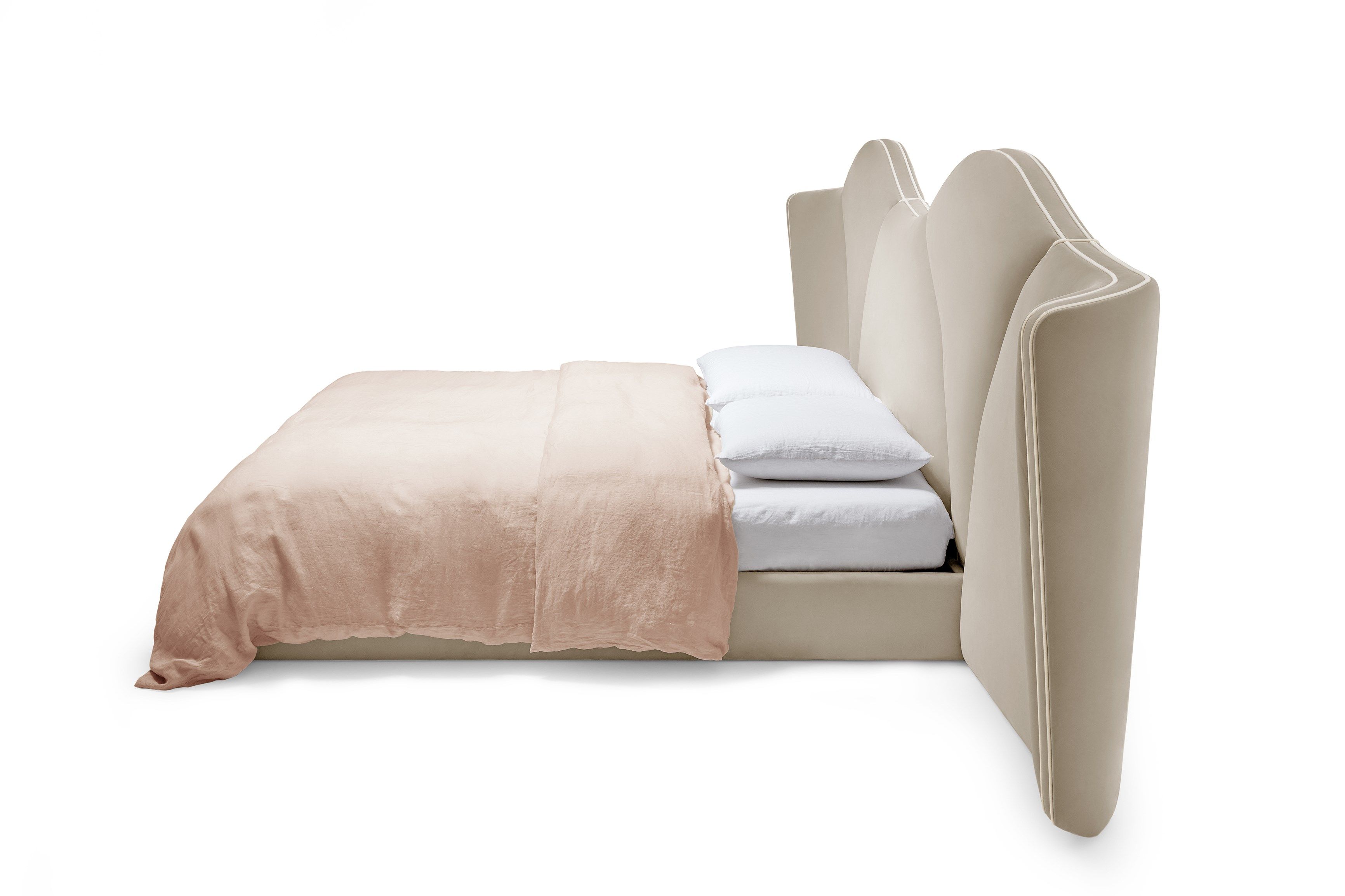 Бархатная двуспальная кровать Munna Жозефина ARCH-00072820 - Вид №5