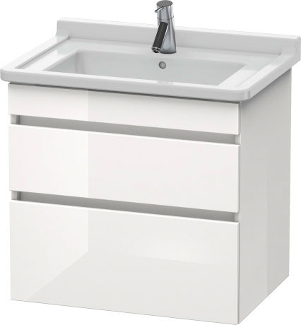 DS648704949 DuraStyle Тумбочка подвесная Графит матовый, декор Duravit - Вид №2