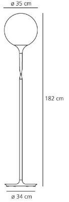 Artemide Торшер из дутого стекла Castore sun-id-1493540 - Вид №1