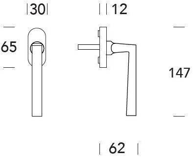 Reguitti Оконная ручка из латуни dk на розе Laser A130dk02468 - Вид №1