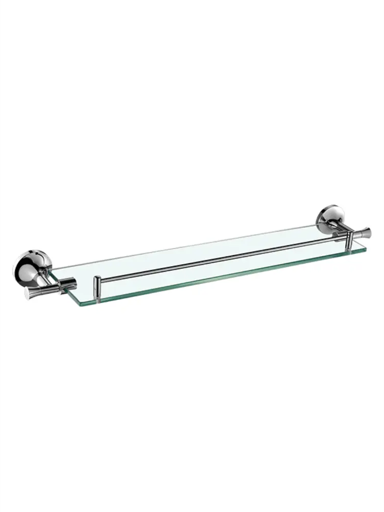 91655033 Полка для ванной комнаты AltroBagno Corposo латунь 65x65 см цвет серый, серебристый STLM-0978001